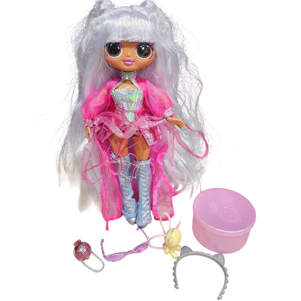 LOL Surprise OMG Kitty K Fashion Doll Remix Series Pink Silver‎ Pop Star MGA